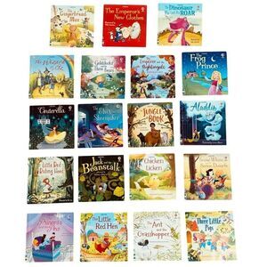 Usborne Set of 19 Classic Miniature Children’s Kids Paperback Books.